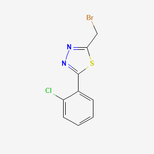 2-(Bromomethyl)-5-(2-chlorophenyl)-1,3,4-thiadiazole