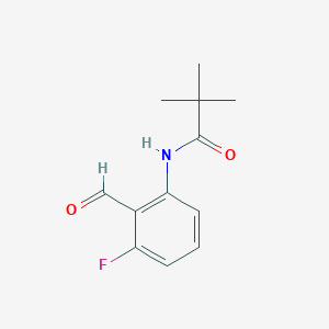 N-(3-fluoro-2-formylphenyl)pivalamide