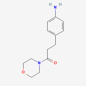 molecular formula C13H18N2O2 B8441568 4-(3-(4-Aminophenyl)propionyl)morpholine 