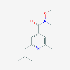 2-isobutyl-N-methoxy-6,N-dimethyl-isonicotinamide