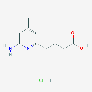 4-(6-Amino-4-methyl-2-pyridinyl)butanoic acid hydrochloride
