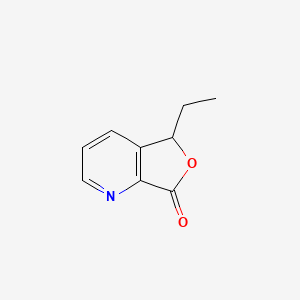 molecular formula C9H9NO2 B8441631 5-ethyl-5H-furo[3,4-b]pyridin-7-one 