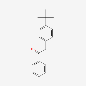molecular formula C18H20O B8441637 4-t-Butylphenylacetophenone 