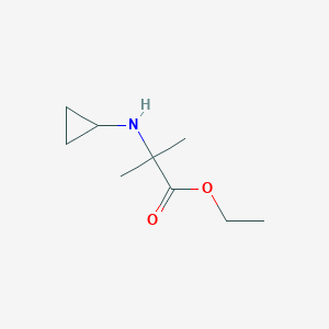 Ethyl 2-(cyclopropylamino)-2-methylpropanoate