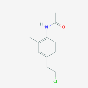 N-[4-(2-Chloro-ethyl)-2-methyl-phenyl]-acetamide