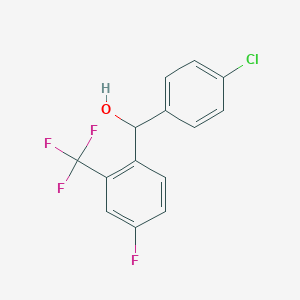 2-(Trifluoromethyl)-4-fluoro-4'-chlorobenzhydrol