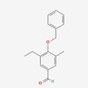 4-Benzyloxy-3-ethyl-5-methyl-benzaldehyde