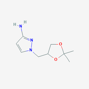 1-(2,2-Dimethyl-[1,3]dioxolan-4-ylmethyl)-1H-pyrazol-3-ylamine