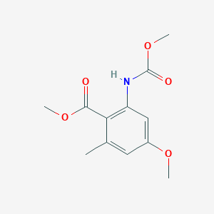 Methyl 4-methoxy-2-(methoxycarbonylamino)-6-methylbenzoate