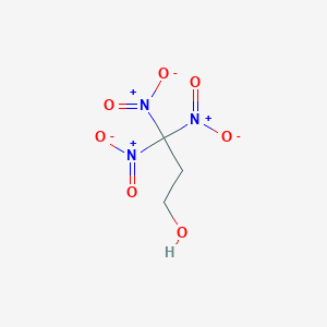 molecular formula C3H5N3O7 B8441789 3,3,3-Trinitropropan-1-ol CAS No. 87695-55-4