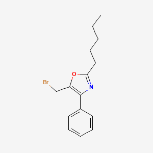 5-(Bromomethyl)-2-pentyl-4-phenyl-1,3-oxazole