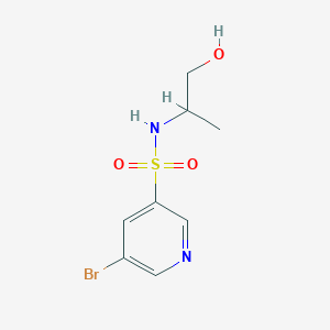 molecular formula C8H11BrN2O3S B8441803 5-Bromo-pyridine-3-sulfonic acid (2-hydroxy-1-methyl-ethyl)-amide 