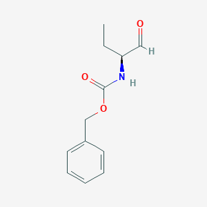 molecular formula C12H15NO3 B8441834 (S)-2-(Benzyloxycarbonylamino)butanal 