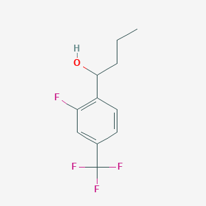 1-[2-Fluoro-4-(trifluoromethyl)-phenyl]butanol