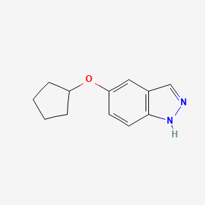 5-(cyclopentyloxy)-1H-indazole