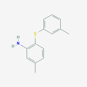 5-Methyl-2-m-tolylsulfanyl-phenylamine