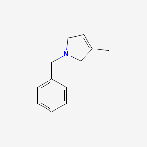 molecular formula C12H15N B8441868 1-Benzyl-3-methyl-3-pyrroline 