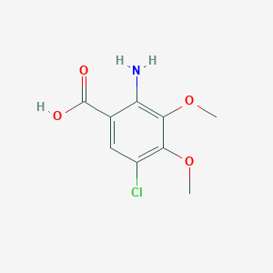 5-Chloro-3,4-dimethoxyanthranilic acid