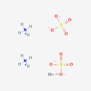molecular formula H8MnN2O8S2 B084420 Diammonium manganese bis(sulphate) CAS No. 13566-22-8