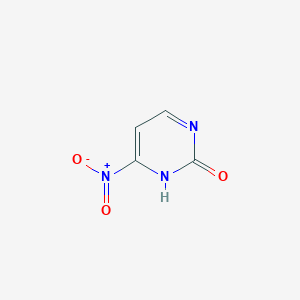 molecular formula C4H3N3O3 B8442001 Nitro-pyrimidinol 