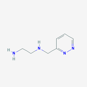 molecular formula C7H12N4 B8442072 N-(3-pyridazinylmethyl)ethylenediamine 