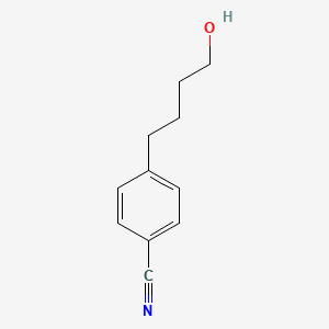 molecular formula C11H13NO B8442134 4-(4-Hydroxybutyl)benzonitrile 