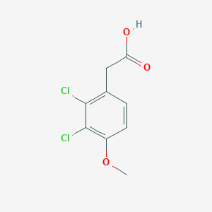 molecular formula C9H8Cl2O3 B8442167 2,3-Dichloro-4-methoxyphenylacetic acid 