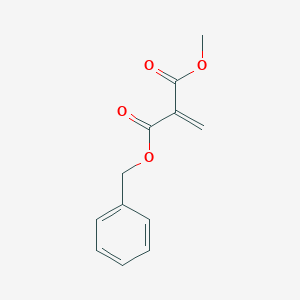 molecular formula C12H12O4 B8442283 Methyl 2-(benzyloxycarbonyl)acrylate 