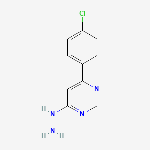 4-(4-Chlorophenyl)-6-hydrazinylpyrimidine