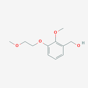 (2-(Methyloxy)-3-{[2-(methyloxy)ethyl]oxy}phenyl)methanol