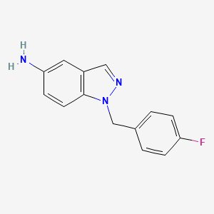 1-(4-fluoro-benzyl)-1H-indazol-5-ylamine