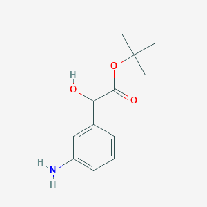 Tert-butyl 2-(3-aminophenyl)-2-hydroxyacetate