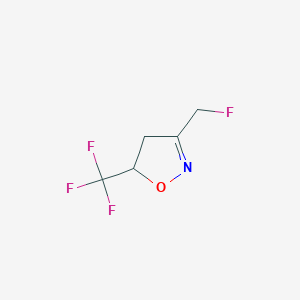 3-(Fluoromethyl)-5-(trifluoromethyl)-4,5-dihydroisoxazole