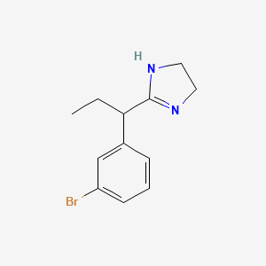 Rac-2-[1-(3-bromo-phenyl)-propyl]-4,5-dihydro-1h-imidazole