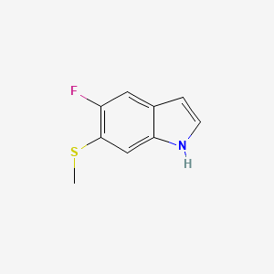 5-Fluoro-6-methylthioindole