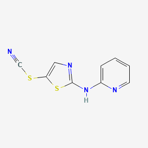 N-(pyridin-2-yl)-5-thiocyanatothiazol-2-amine
