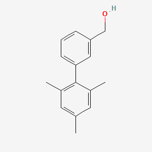 molecular formula C16H18O B8442481 (2',4',6'-Trimethylbiphenyl-3-yl)methanol 