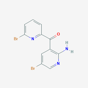 (2-Amino-5-bromopyridin-3-yl)(6-bromopyridin-2-yl)methanone