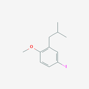 molecular formula C11H15IO B8442534 4-Iodo-2-isobutylanisole 