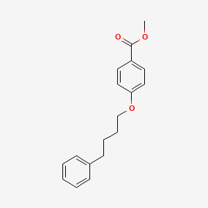 molecular formula C18H20O3 B8442557 Methyl 4-(4-phenylbutoxy)benzoate 