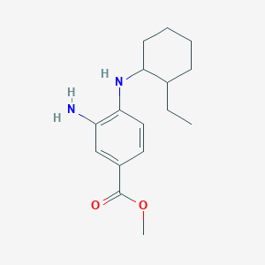 3-Amino-4-(2-ethyl-cyclohexylamino)-benzoic acid methyl ester