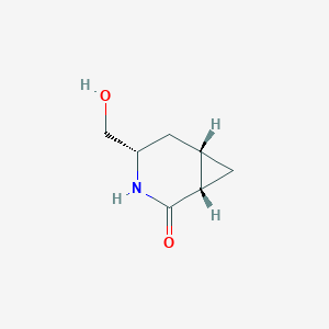 (1S,4S,6S)-4-(hydroxymethyl)-3-azabicyclo[4.1.0]heptan-2-one