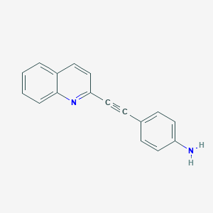 4-(Quinolin-2-ylethynyl)aniline