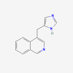 molecular formula C13H11N3 B8442680 4-(1H-Imidazol-4-yl-methyl)-isoquinoline CAS No. 214700-67-1