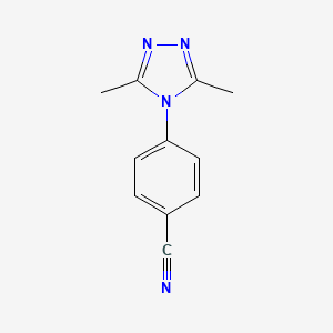 4-(4-Cyanophenyl)-3,5-dimethyl-1,2,4-triazole