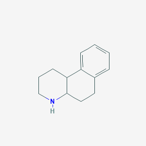 molecular formula C13H17N B8442722 1,2,3,4,4a,5,6,10b-Octahydrobenzo(f)quinoline 