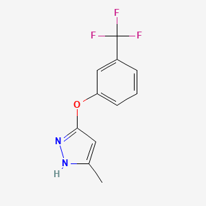 5-Methyl-3-(3-trifluoromethylphenyloxy)pyrazole