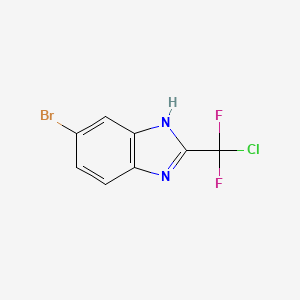 1H-Benzimidazole, 6-bromo-2-(chlorodifluoromethyl)-