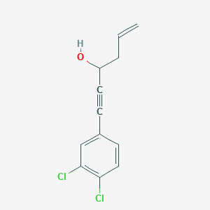 1-(3,4-Dichlorophenyl)hex-5-en-1-yn-3-ol