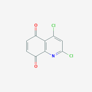 molecular formula C9H3Cl2NO2 B8442870 2,4-Dichloroquinoline-5,8-dione 